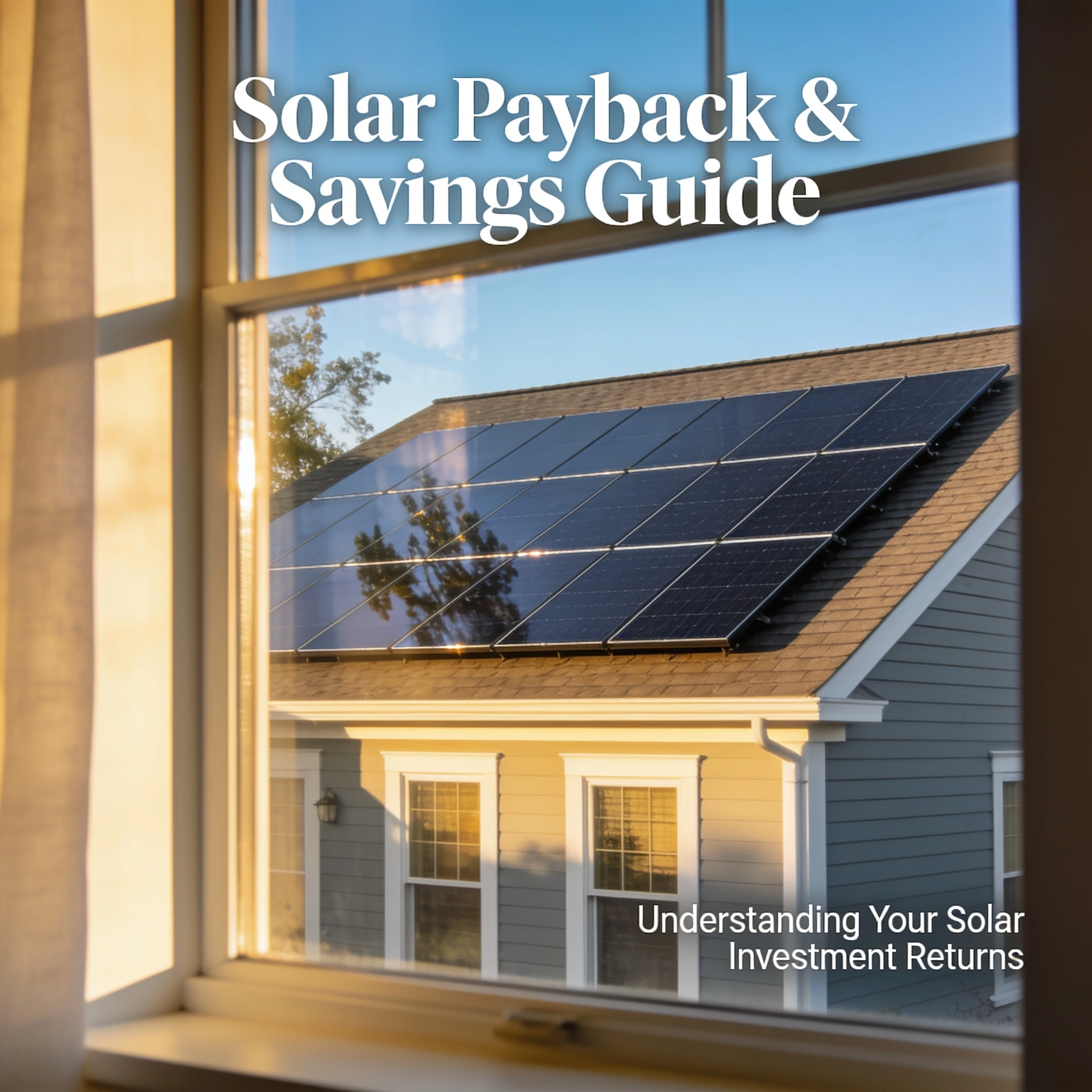 Illustrative residential solar photography and cover artwork — view 4